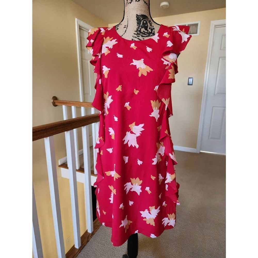 NWT, Julie Brown Dress, Red, Size Medium